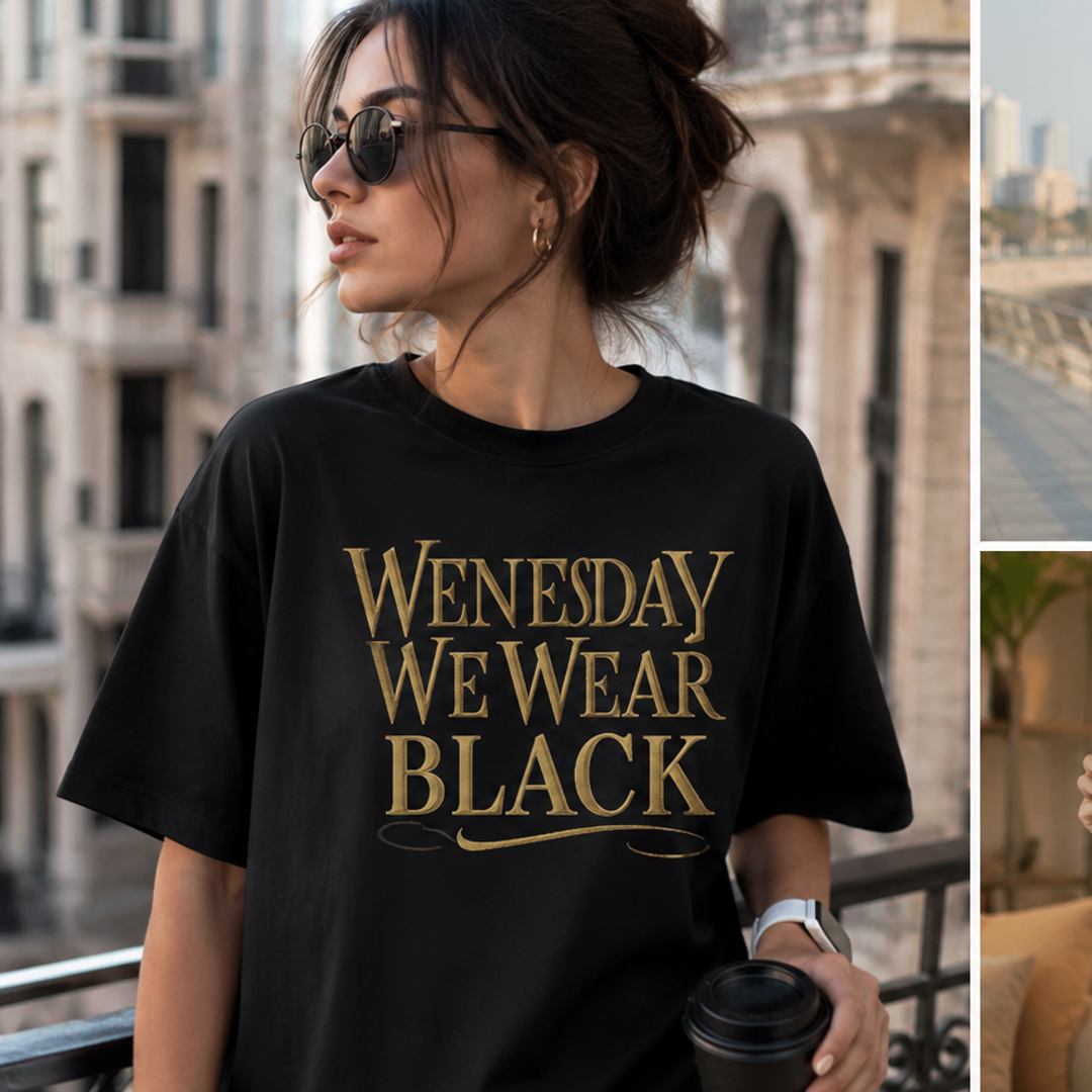 wednesday we wear black