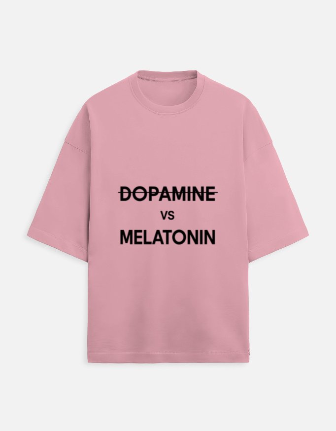 Dopamine vs Melatonin Funny T-Shirt - Image 5