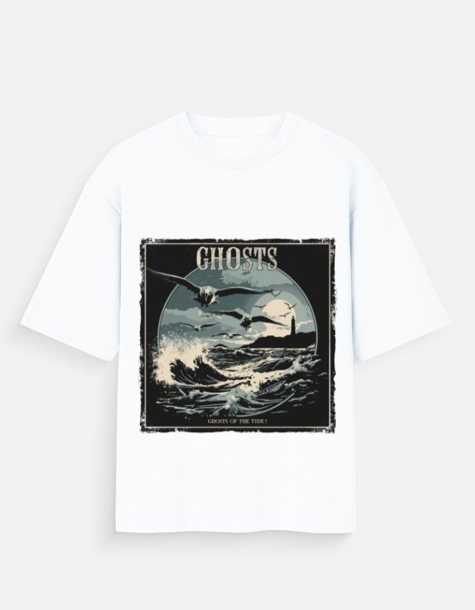 Widows bay Vintage 'Ghosts' Seaside Wave Graphic Tee - Image 15
