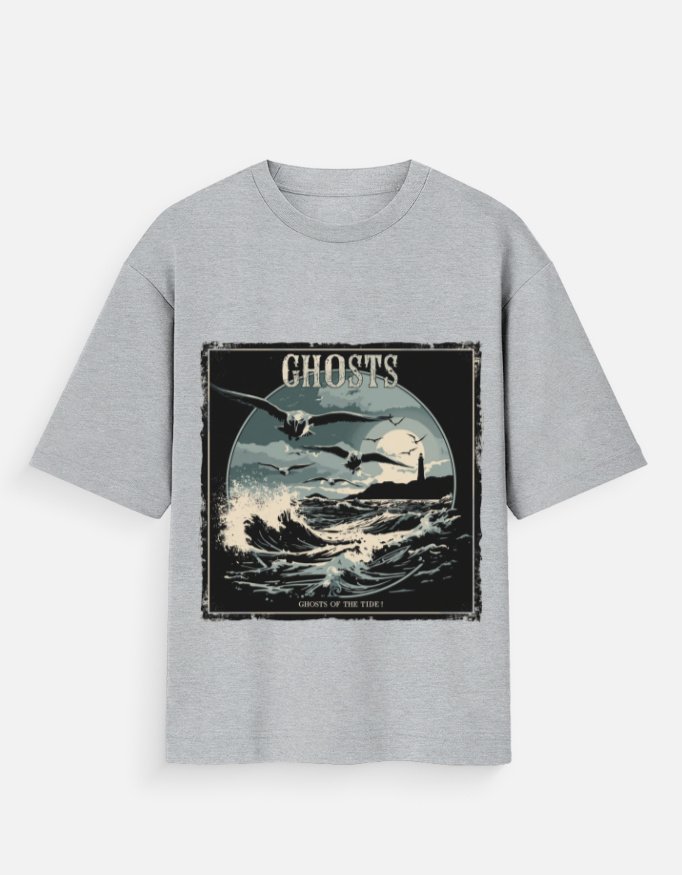 Widows bay Vintage 'Ghosts' Seaside Wave Graphic Tee - Image 8