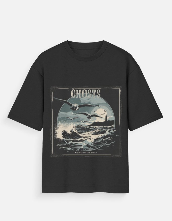 Widows bay Vintage 'Ghosts' Seaside Wave Graphic Tee - Image 13