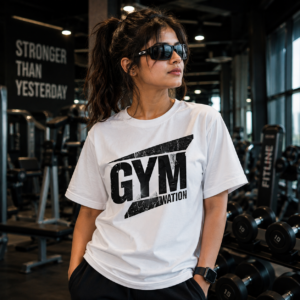 GYM WATION Motivational Gym Workout Graphic T-Shirt