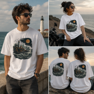 Haunted Lighthouse Kraken T-Shirt