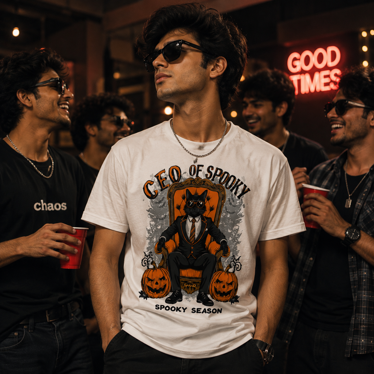 CEO of Spooky Halloween Cat T-Shirt