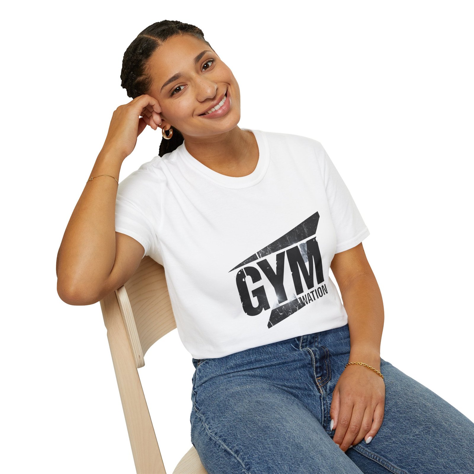 GYM WATION Graphic T-Shirt | Motivational Gym Workout Unisex Tee - Image 4