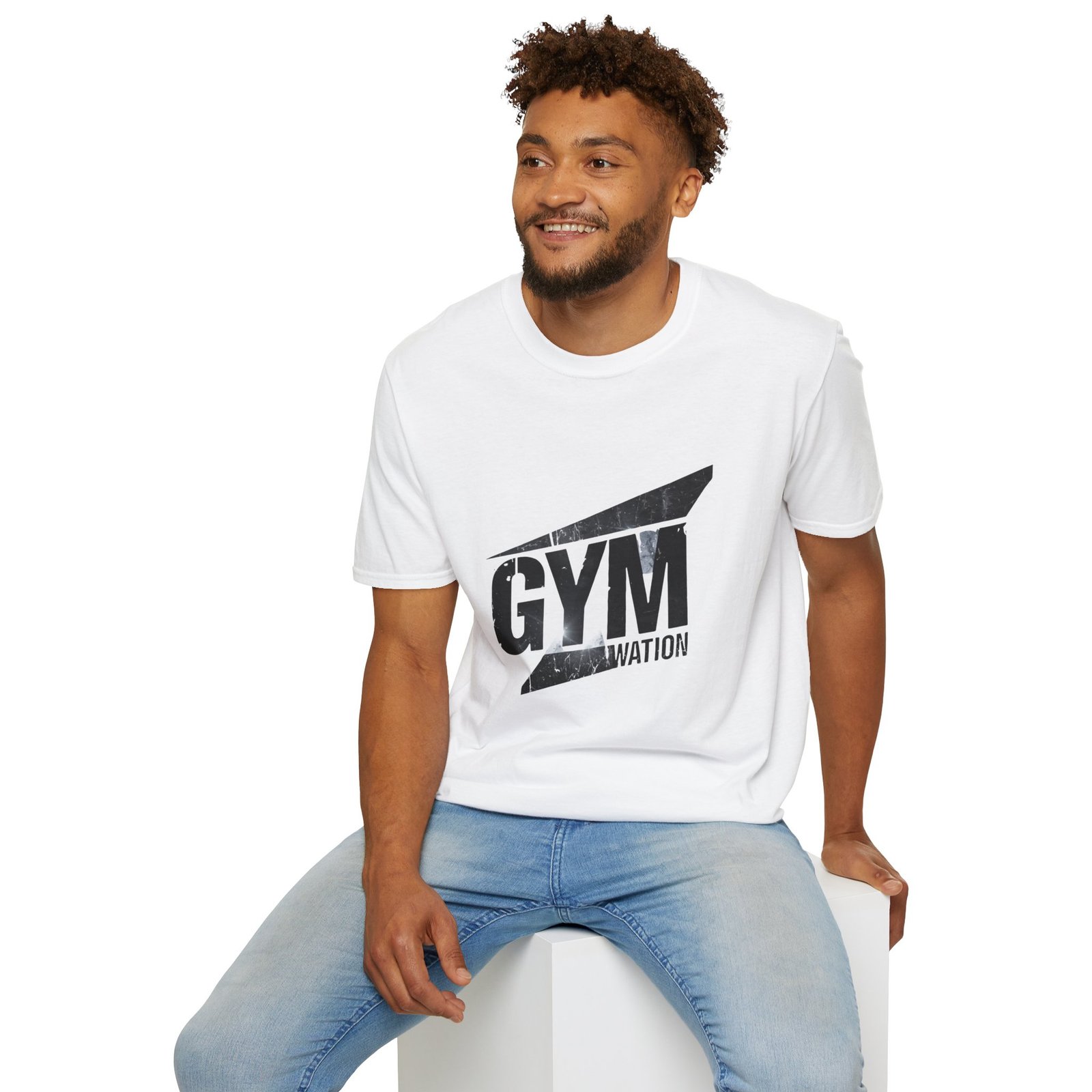 GYM WATION Graphic T-Shirt | Motivational Gym Workout Unisex Tee - Image 5
