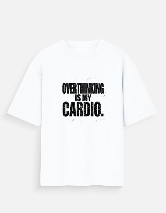 Overthinking Is My Cardio T-Shirt – Funny Introvert Graphic Tee - Image 11