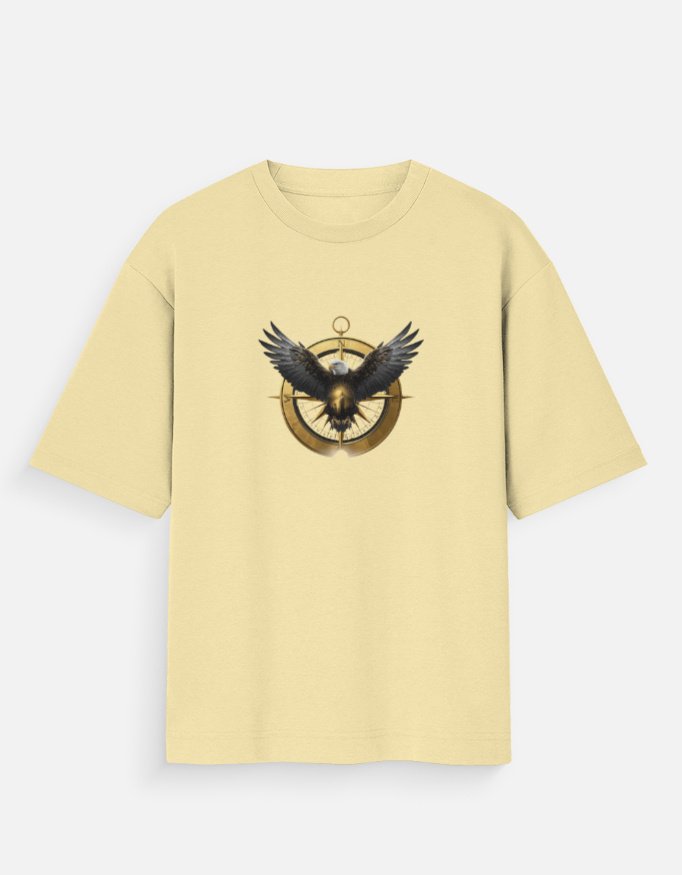 Majestic Eagle Compass T-Shirt – Freedom & Adventure Graphic Tee - Image 9