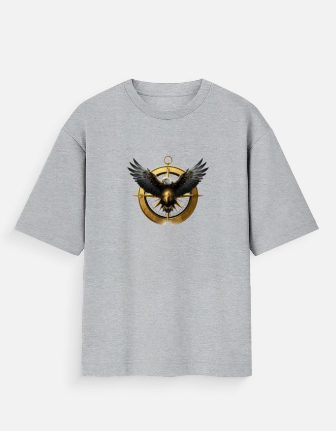 Majestic Eagle Compass T-Shirt – Freedom & Adventure Graphic Tee - Image 8