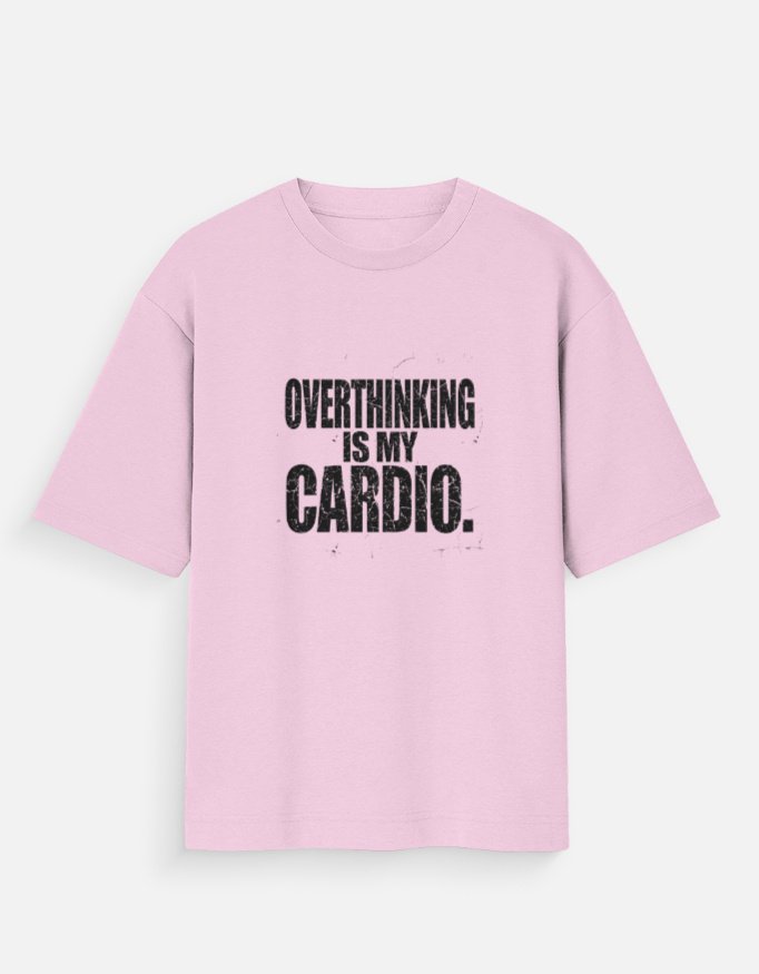 Overthinking Is My Cardio T-Shirt – Funny Introvert Graphic Tee - Image 7